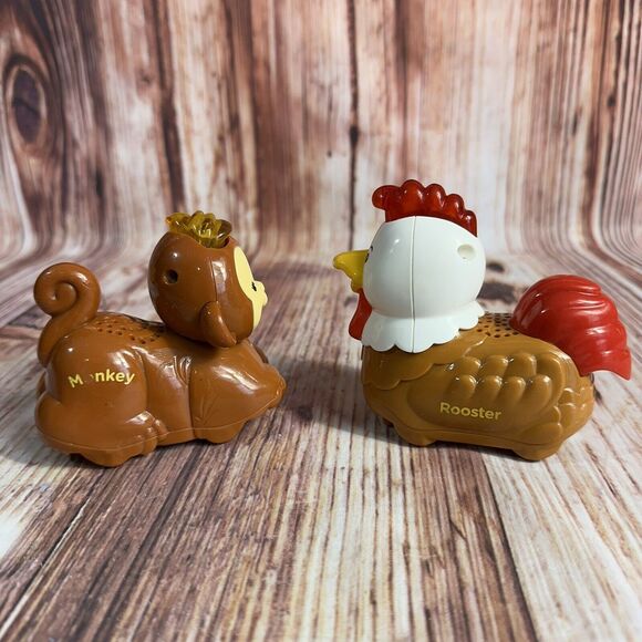 VTech Go Go Smart Animal Cow Sheep Giraffe Alligator Rooster Monkey Lion Tiger - Picture 7 of 9